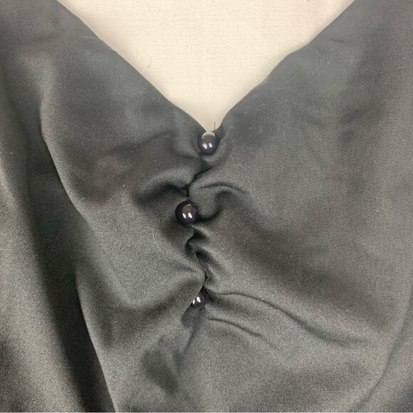 Scarlett Darkness womens medium black pinup sweetheart dress new goth renaissanc - Picture 9 of 9